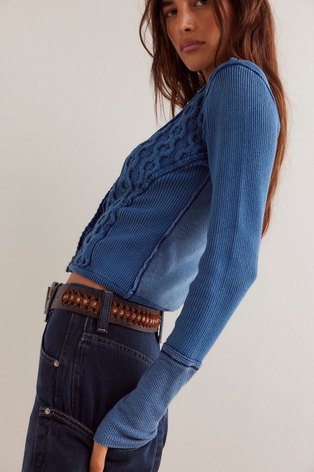 We The Free Snapshot Cable Cardi #3