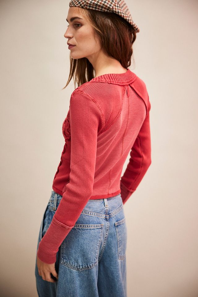 We The Free Snapshot Cable Cardi #1