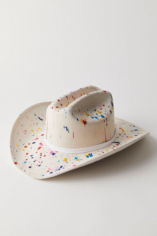 Paint Splatter Cowboy Hat #1