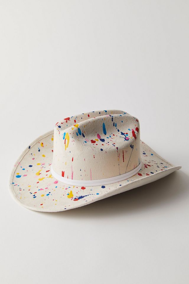 Paint Splatter Cowboy Hat #2