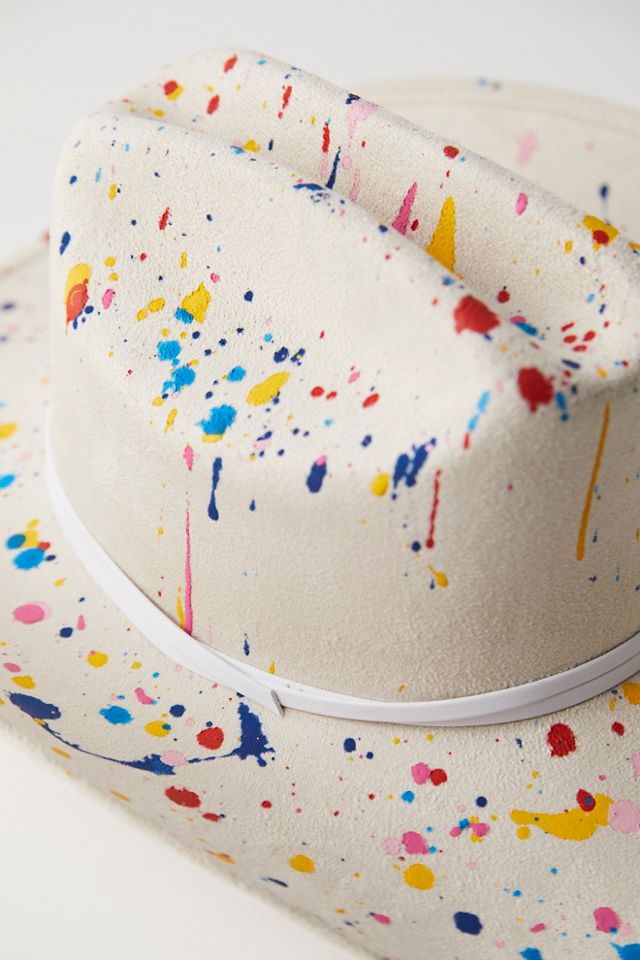 Paint Splatter Cowboy Hat #3