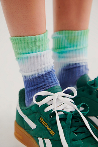 Dip Dye Sneaker Socks by Happy Socks at Free People in Blue