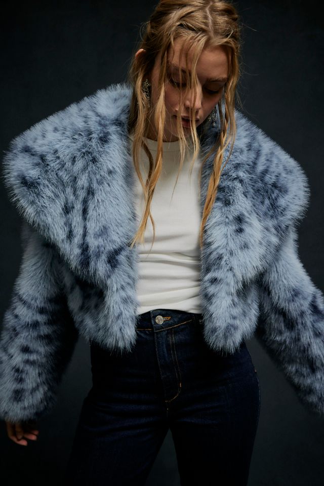 Lamarque Danika Leo Faux Fur Jacket | Free People
