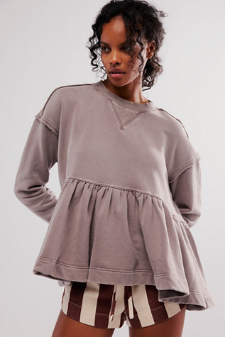 BB Doll Sweatshirt at Free People in Brownie, Size: XS