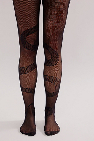 Snake Net Tights