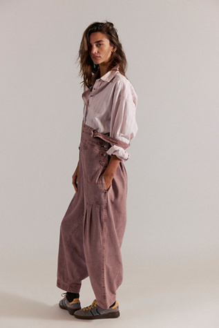 Женский комбинезон We The Free Felix Tapered Overalls, цвет: Brownie — фото 4