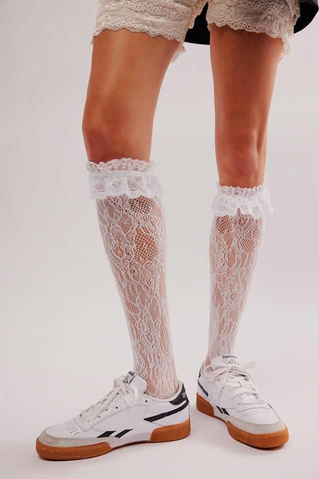 Embrace Lace Tall Socks #3