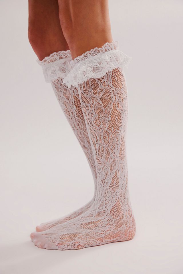 Embrace Lace Tall Socks #2