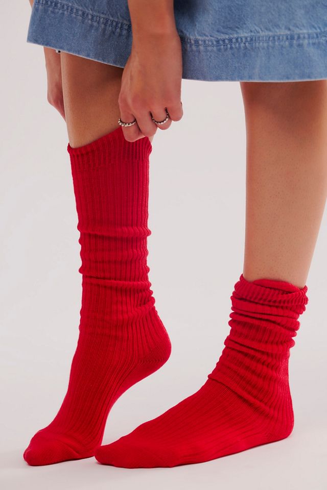 Chaussettes Unies Super Froncées #1