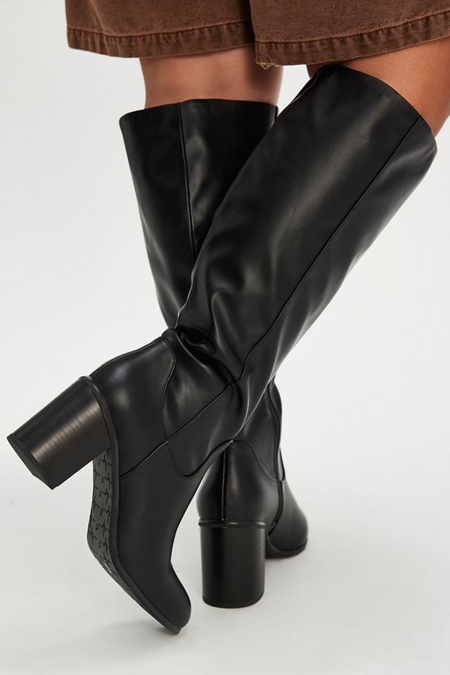 Walk This Way Wide Calf Vegan Slouchy Tall Boots #2