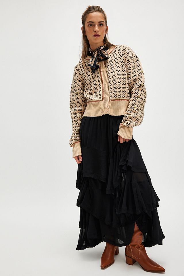 MUTMA Cheli Nude Crop Cardi #2