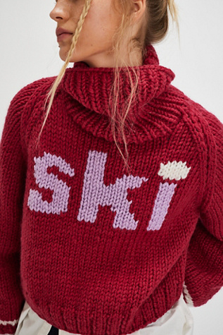 Gogo Oui Sku Pullover By GOGO Sweaters At Free People In Cranberry