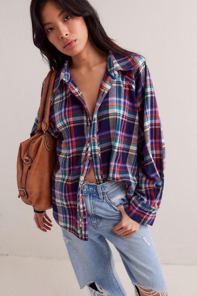 We The Free Girl Meets Boy Plaid Shirt #3