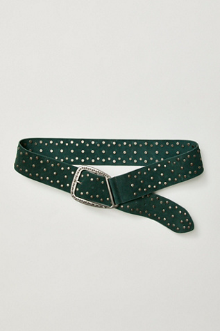 Gemini Hip Belt At Free People In Uncut Emerald, Size: M/L