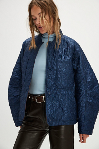 Damson Madder Susie Quilted Bomber