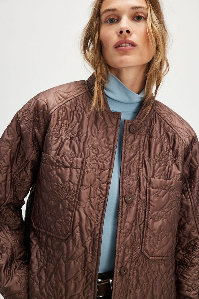 Damson Madder Susie Quilted Bomber #3