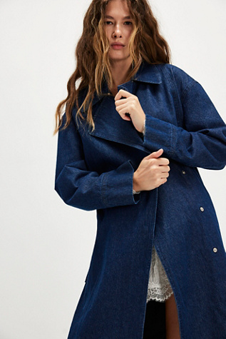 Tate Denim Trench