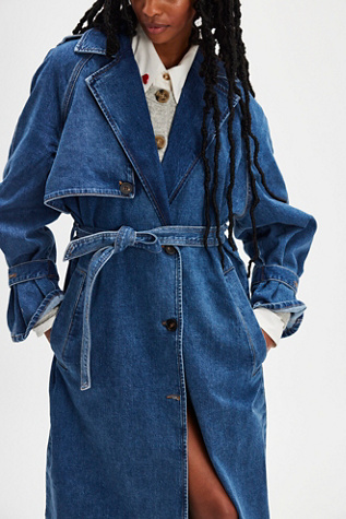 Baum und Pferdgarten Delilah Denim Trench | Free People