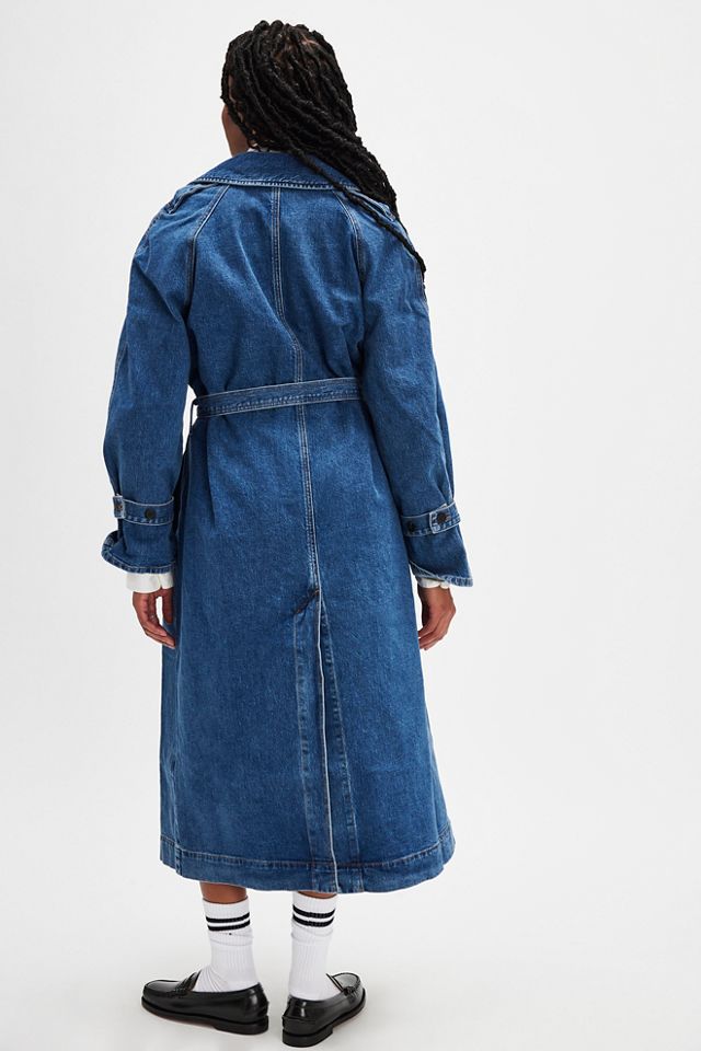 【BAUM UND PFERDGARTEN】 Delilah Trench Coat DELILAH COAT | Classic Blue Denim