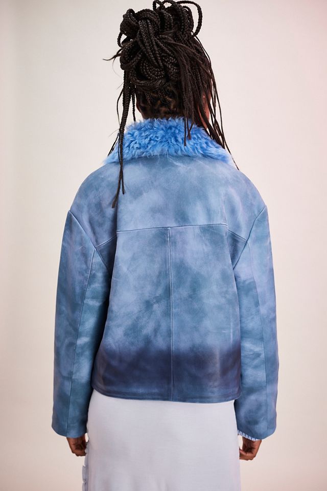 RE/DONE Distressed Aviator Jacket #1
