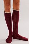 Misty Net Pointelle Tall