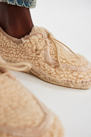 La Lune Cozy Espadrilles By Naguisa At Free People In Beige, Size: EU 38