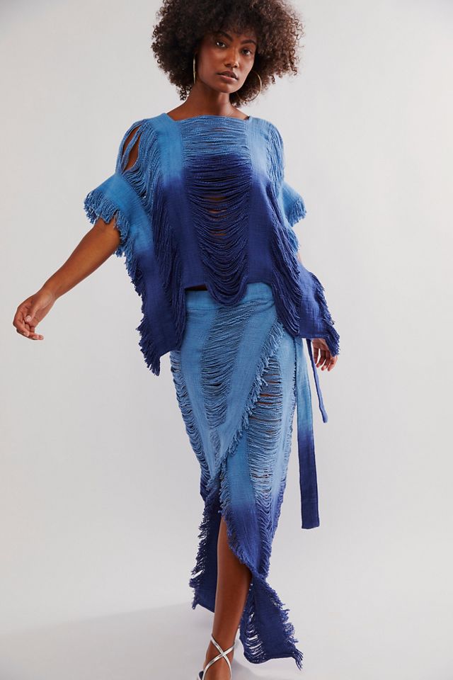 Havana Ombre Poncho #3