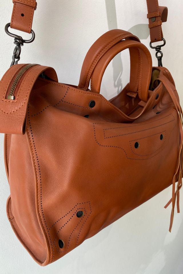 Balenciaga Blackout City Bag in Brick Red Selected by The Curatorial Dept. #1