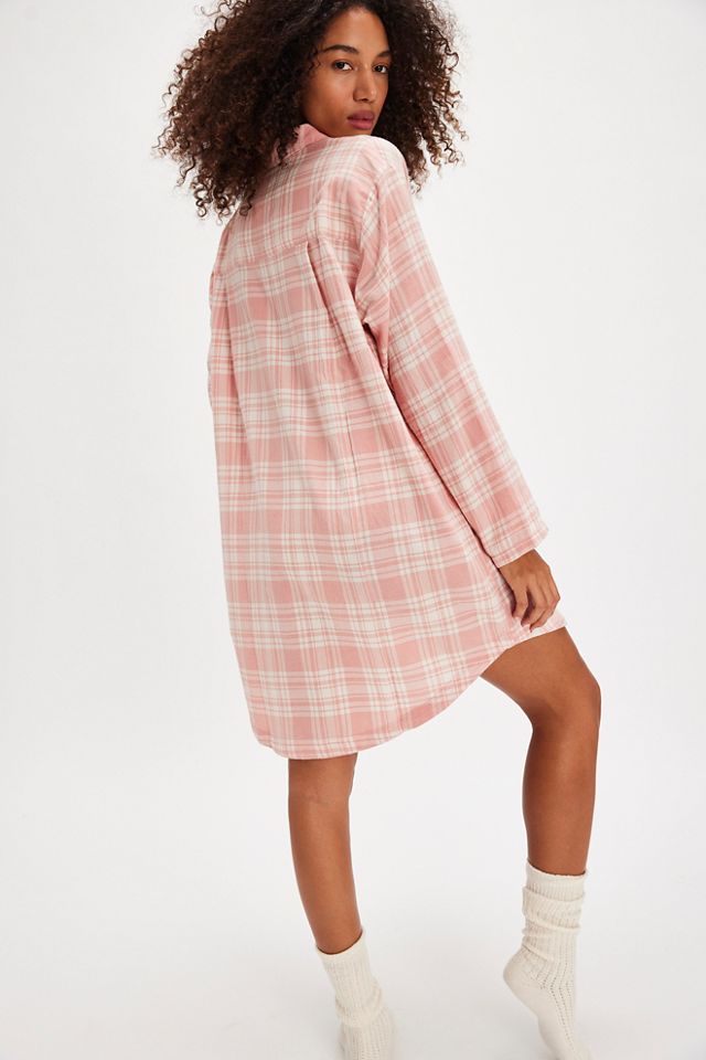 Organic Flannel Sleep Shirt #1