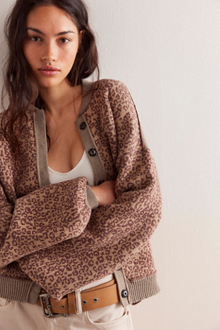 We The Free Cheetah Cardi