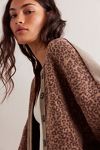 Free people leopard cardigan sale