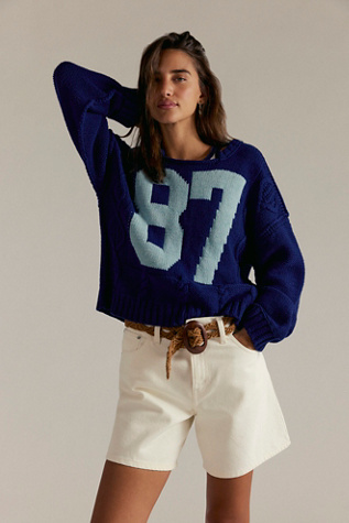 We The Free 87 Pullover at Free People in Blue, Size: S