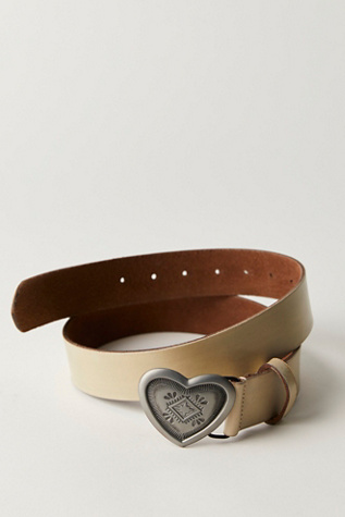 Corazon Leather Belt by Free People in Tan, Size: M/L