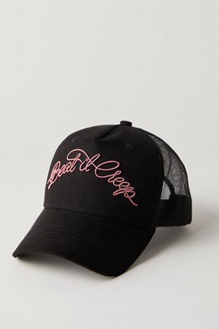 Beat It Creep Trucker Hat by Understated Leather at Free People in Black