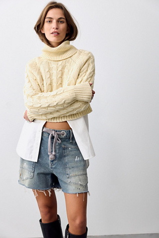 We The Free Moxie Barrel Shorts by Free People