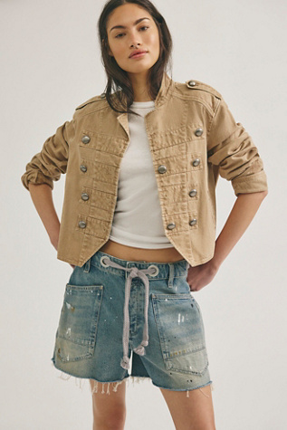 We The Free Moxie Barrel Shorts at Free People in River Valley, Size: 29