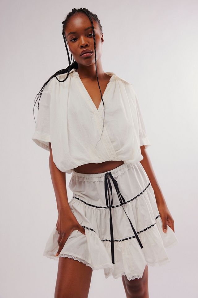 FP x Nigel Preston Ribbon Mini Skirt | Free People UK