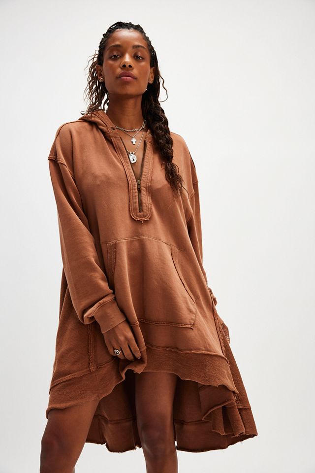 Free people sweatshirt dress sale