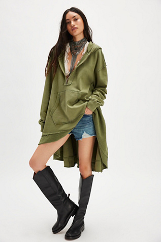 North Sweatshirt by Free People in Green, Size: XS
