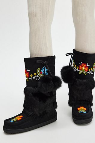 Bottes hautes en fausse fourrure Bloom