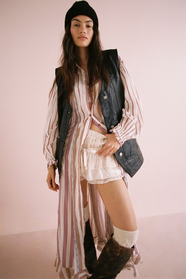 We The Free Valerie Leather Vest #6