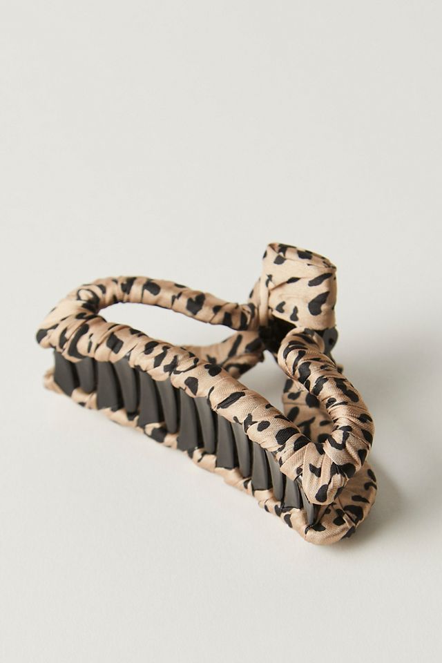 Kitsch Recycled Fabric Satin Claw Clip #1