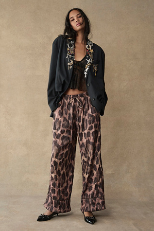 Pantalon en satin imprimé All Out