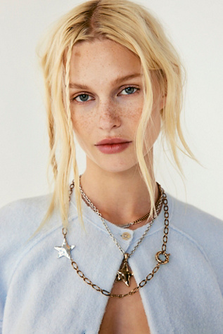Last Call Layered Necklace at Free People in Stars