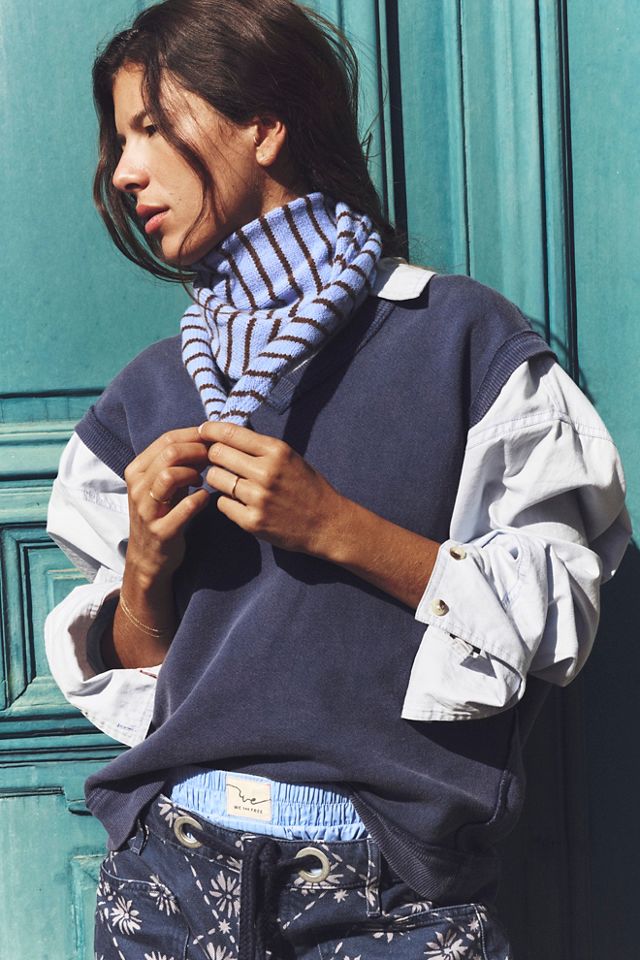 Essential Triangle Striped Scarf #11