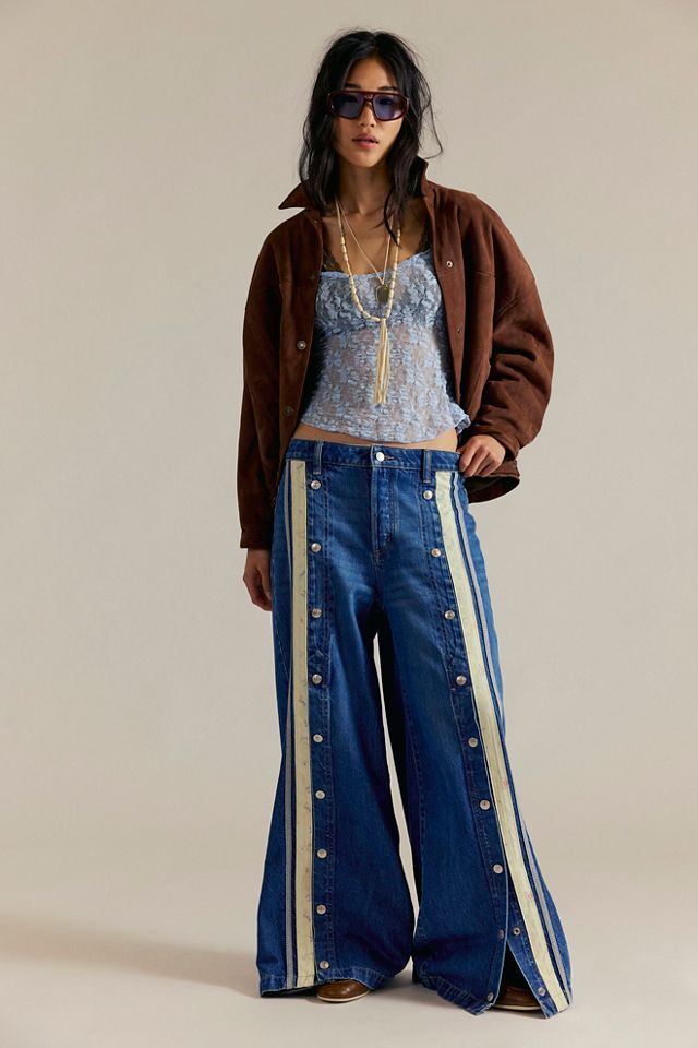 We The Free Finish Line Wide-Leg Jeans
