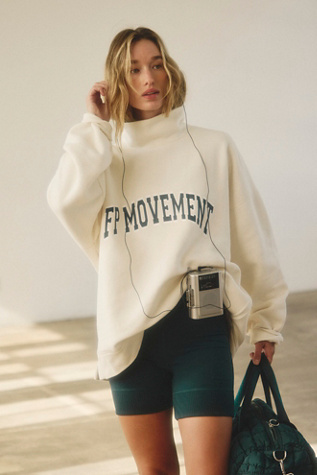 Victory Set Top by FP Movement at Free People, Ivory Combo, L