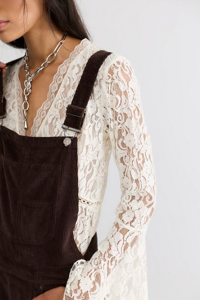 We The Free Good Luck Cord Overalls #3