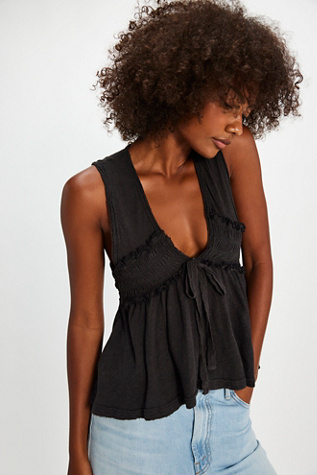 Ramona Tank Top at Free People in Black, Size: Large