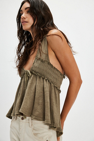 Ramona Tank Top at Free People in Laurel Oak, Size: Large